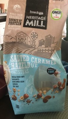 Heritage mill salted caramel hazelnut clusters