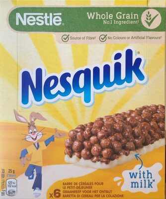 Barres Nesquik front packaging