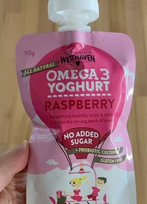 Omega 3 yoghurt raspberry