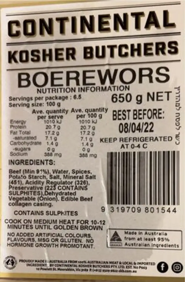 boerewors