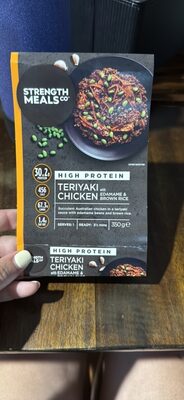 TERIYAKI CHICKEN with EDAMAME & BROWN RICE