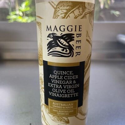 Quince, apple cider vinegarand extra virgin olive oil vianigrette