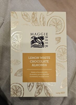 Lemon White Chocolate Almonds