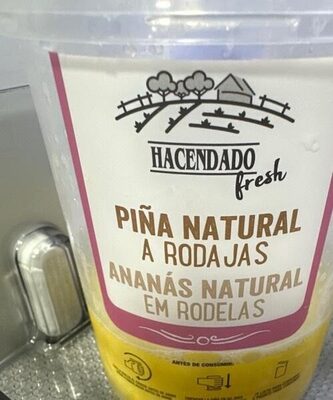 Fresh Pineapple Slices - Piña Natural Rodajas