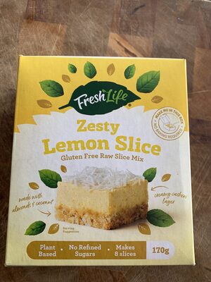 FreshLife Gluten Free Raw Slice Mix Zesty Lemon