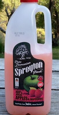 Aussie apples and raspberries