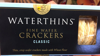 Waterthins Fine Wafer Crackers, Classic 