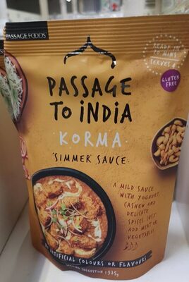 Korma Simmer Sauce 375g Pack