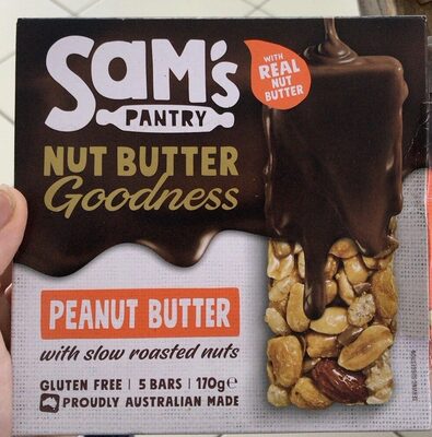 Nut butter goodness front packaging