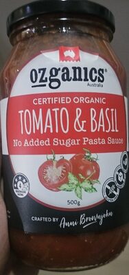 Tomoto&Basil no added sugar Pasta Sauce