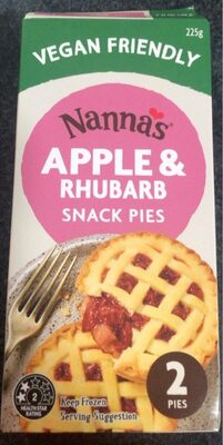 Apple & rhubarb snack pies