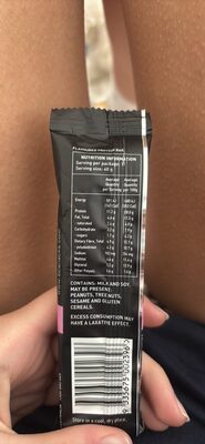 Salted Caramel Fudge nutrition facts table