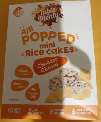 Cheddar Cheese Mini Rice Cakes