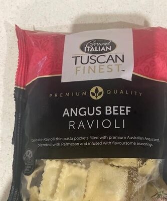 Angus beef ravioli