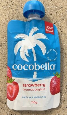 Strawberry coconut yoghurt