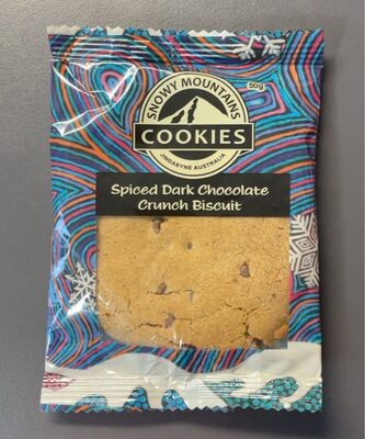 Spiced Dark Chocolate Crunch Biscuit front packaging