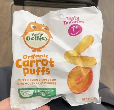 Organic carrot puffs