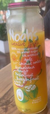 Mango and Passionfruit Juice front packaging