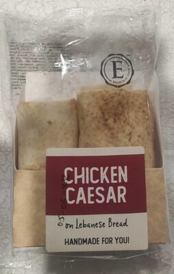 Chicken Caesar on Lebanese Bread