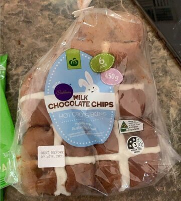 Cadbury chocolate hot cross bund