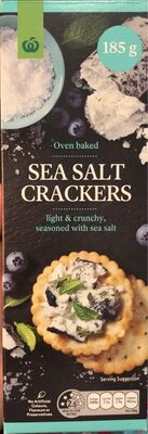 Sea salt crackers
