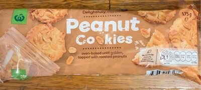 Peanut cookies front packaging
