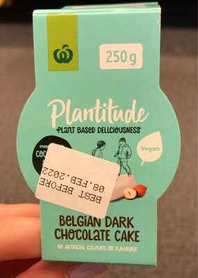 Belgian dark chocolate cake