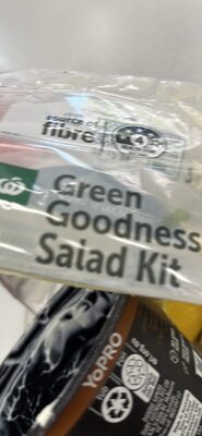 Green Goodness Salad Kit front packaging