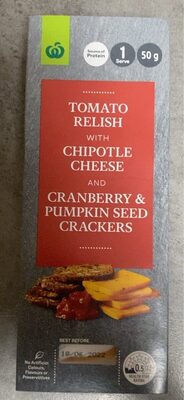 Tomato Relish with Chipotle Cheese and Cranberry…