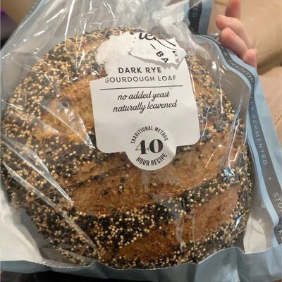 Crafted Sourdough Rustic Dark Rye Loaf