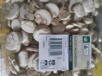 White sliced mushrooms