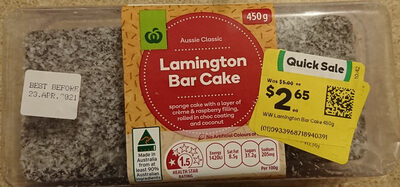 Aussie Classic Lamington Bar Cake