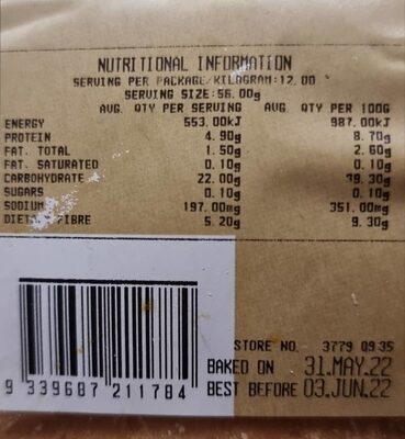 White Hi Fibre Lower GI Loaf