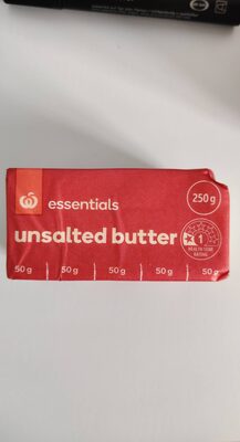 Woolworths essentials unsalted butter