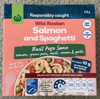 Wild Alaskan Salmon and Spaghetti