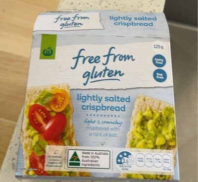 lightly salted crisp bread