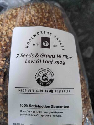 7 Seeds & Grains Hi Fibre Low GI Loaf