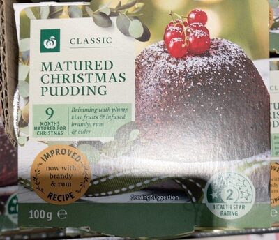 Matured Christmas pudding