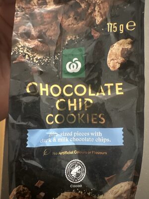 Chocolate Chip Cookies front packaging