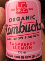 Organic kombucha - Raspberry & Lemon