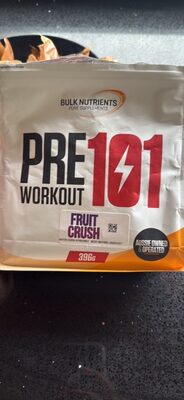 PRE WORKOUT 101 front packaging