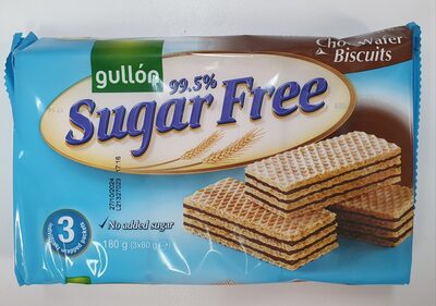 Gullon Sugar Free Chocolate Wafer Biscuits 180g