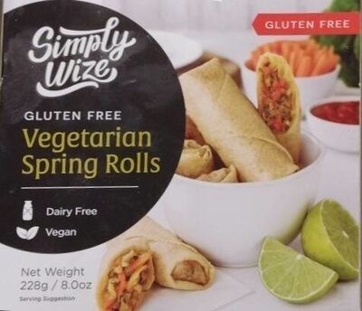 Gluten free vegitarian spring rolls
