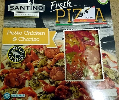 Fresh Pizza - Pesto Chicken & Chorizo
