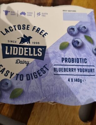 Liddell probiotic blueberry yoghurt