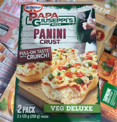 Papa Giuseppi’s pizza panini crust