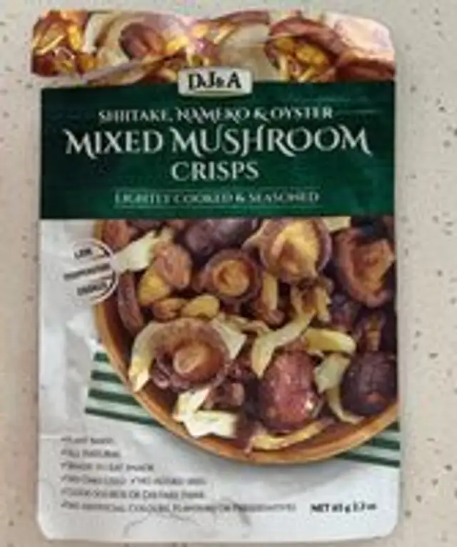Mixed mushroom crusps