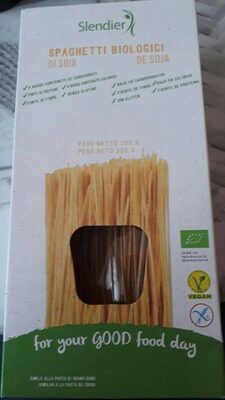 Spaghetti de soja front packaging