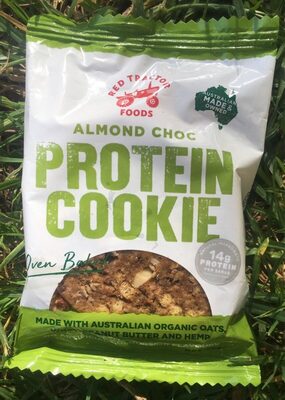 Almond choc protein cookie