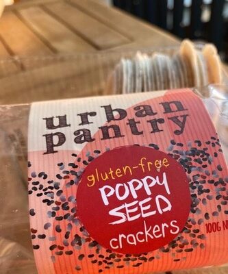 Poppy seed crackers